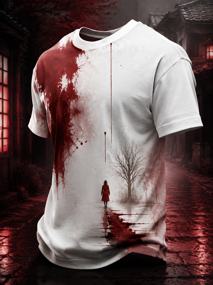 T-shirt homme à manches courtes commémoratif R.I.P d’Higashino Keigo