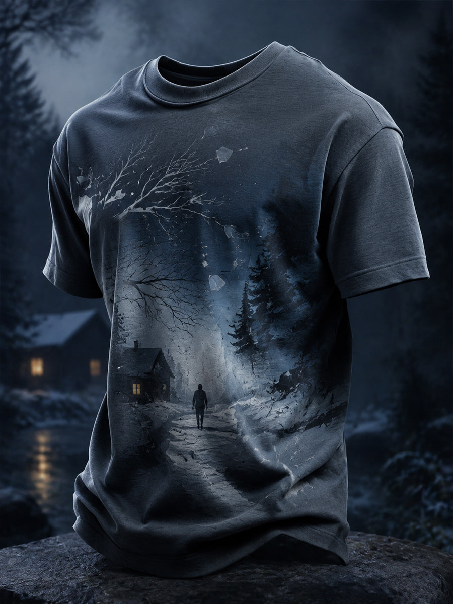T-shirt homme à manches courtes commémoratif R.I.P d’Higashino Keigo