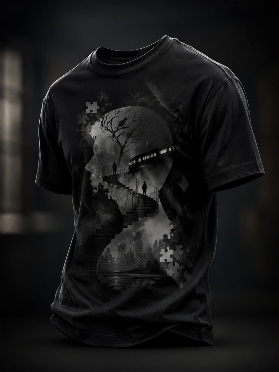 T-shirt homme à manches courtes commémoratif R.I.P d’Higashino Keigo