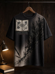 T-shirt unisexe à imprimé d’art japonais pour les amateurs de lecture
