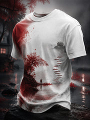T-shirt homme à manches courtes commémoratif R.I.P d’Higashino Keigo