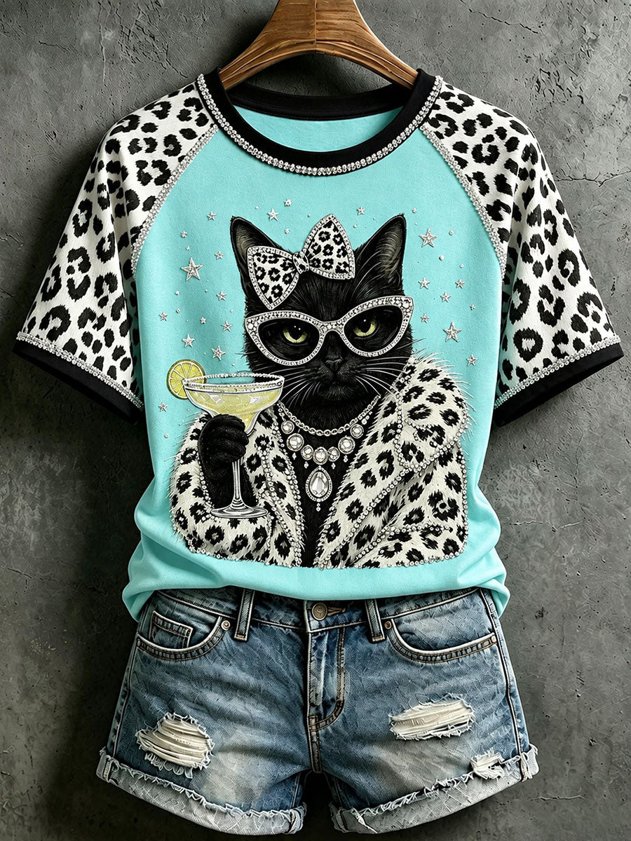 T-shirts Fun Cat pour femmes