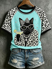 T-shirts Fun Cat pour femmes