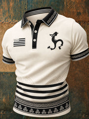 Chemise imprimée Bretagne Fest‑Noz pour homme