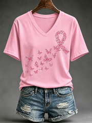 T-shirt à manches courtes Breast Cancer Femme