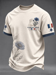 T-shirt imprimé pour hommes Armistice du 11 Novembre