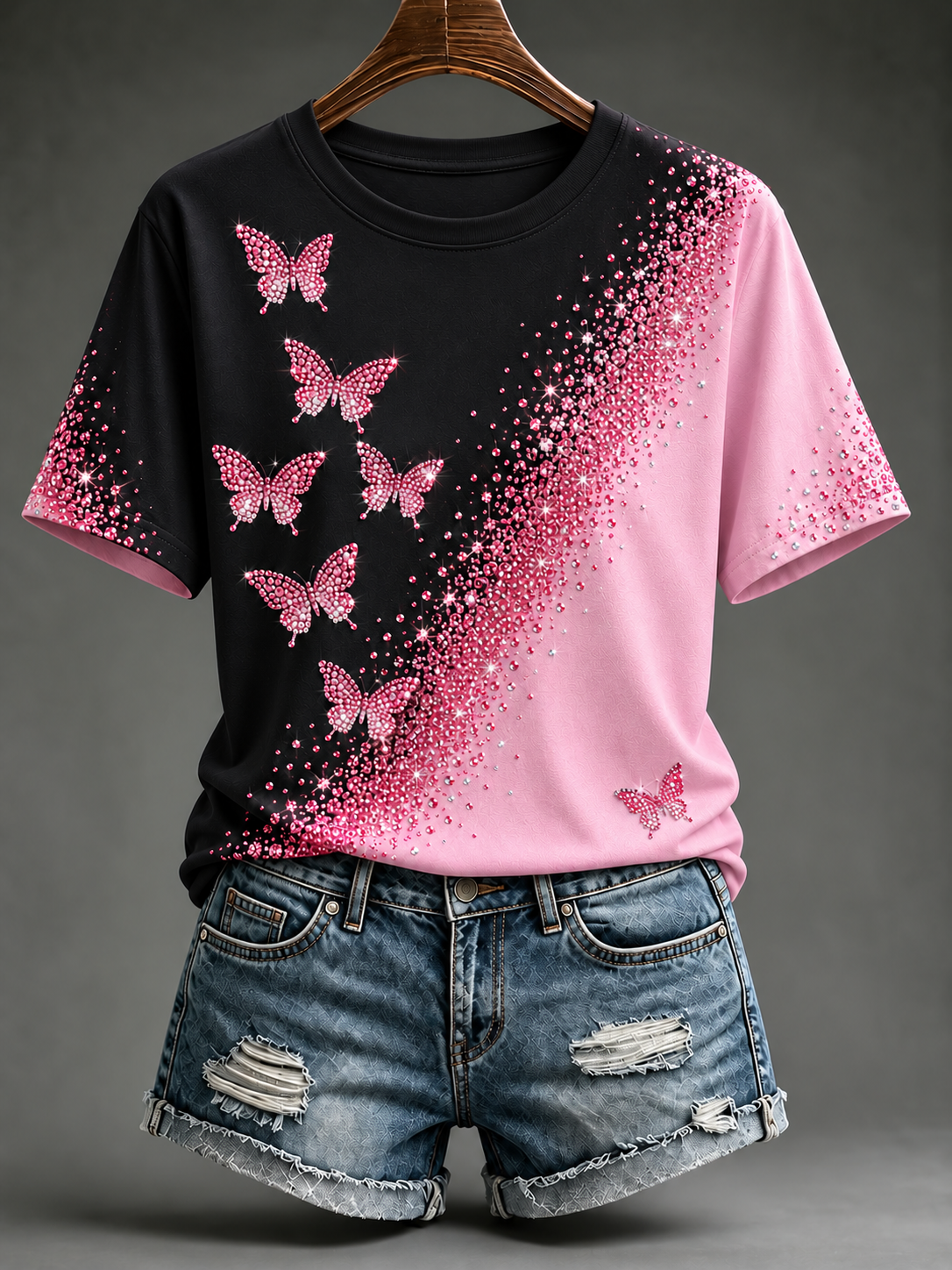 T-shirt à manches courtes pour le cancer du sein chez la femme