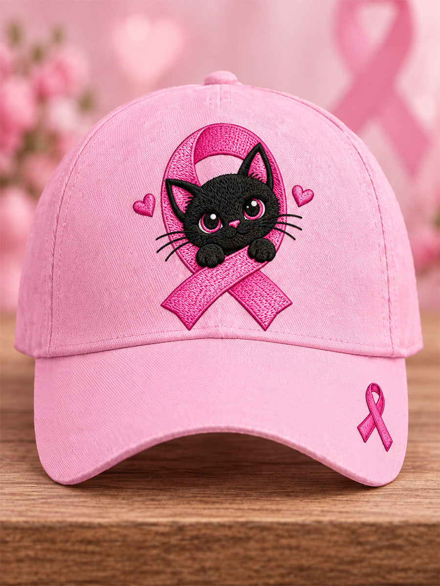 Chapeau unisexe d'impression de soutien de conscience de cancer du sein