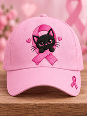 Chapeau unisexe d'impression de soutien de conscience de cancer du sein