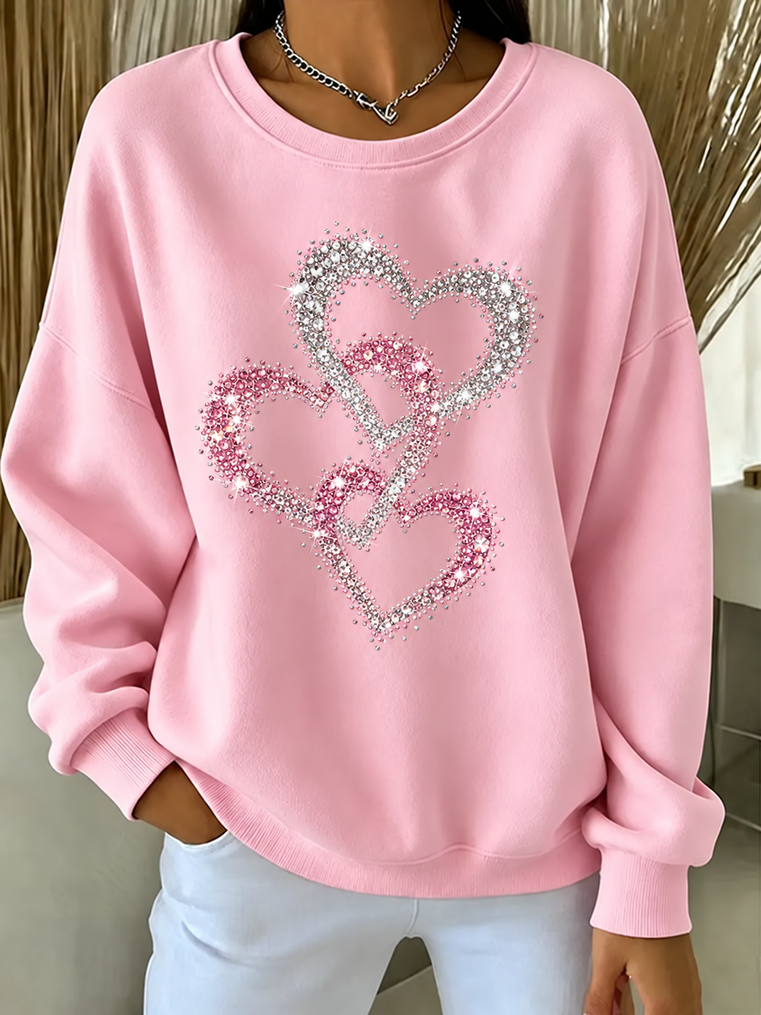 Sweatshirt Régulier du Cancer du Sein Femme