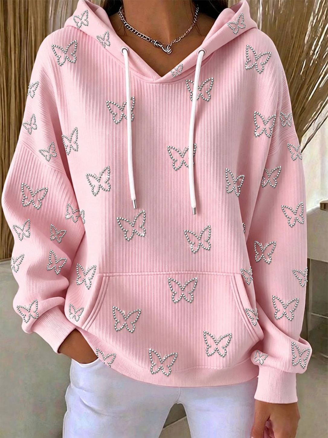 Sweat à capuche Breast Cancer Femme