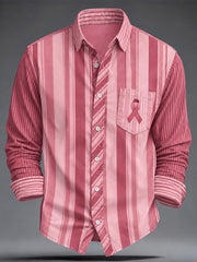 Chemise de sensibilisation au cancer du sein pour hommes