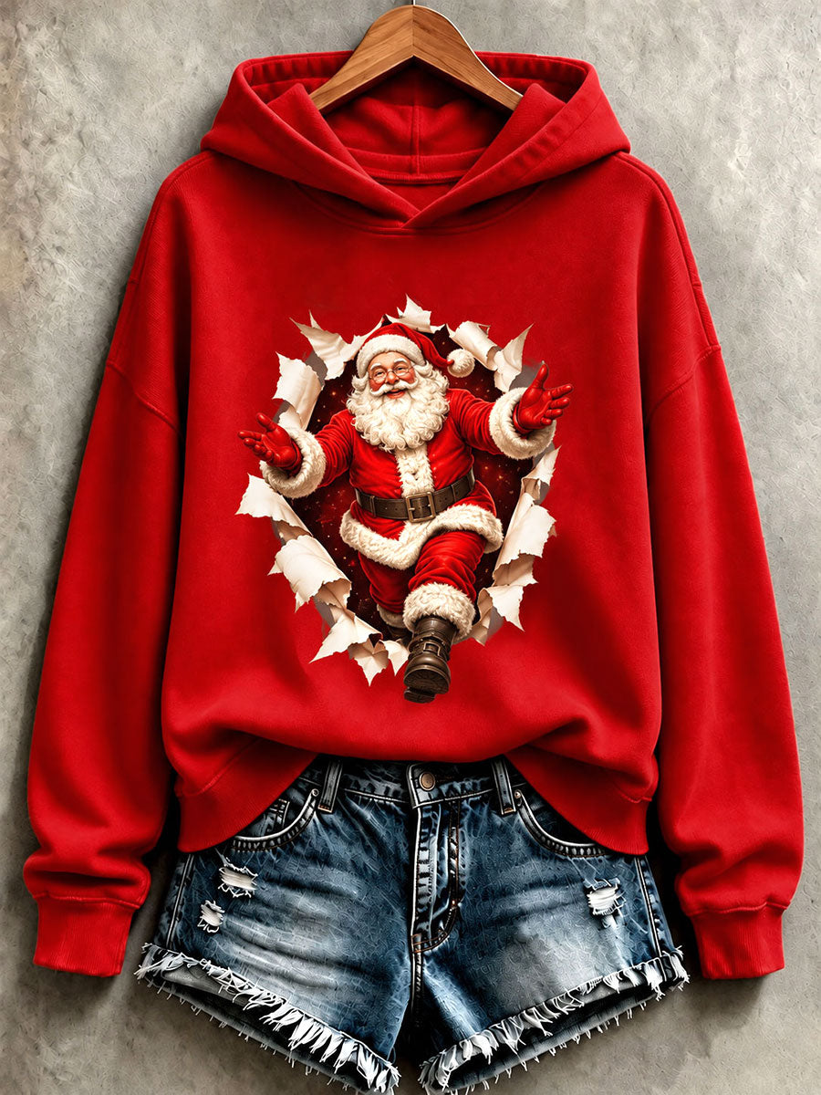 Sweatshirt Santa Claus Regular Femme