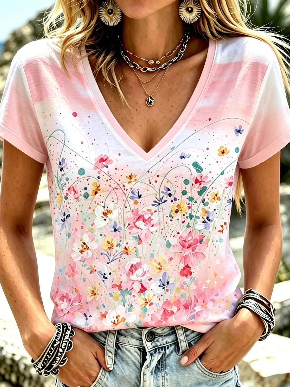T-shirt à manches courtes Breast Cancer Femme
