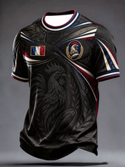 T-shirt imprimé France de rugby pour homme