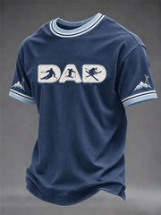 T-shirt Ski Dad Print pour homme