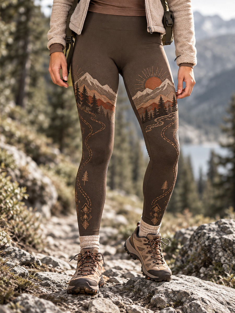 Legging pour femme Wilderness Trail Print Hike Lovers