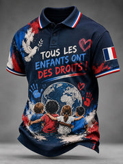 T-shirt pour hommes TOUS LES ENFANTS ONT DES DROITS
