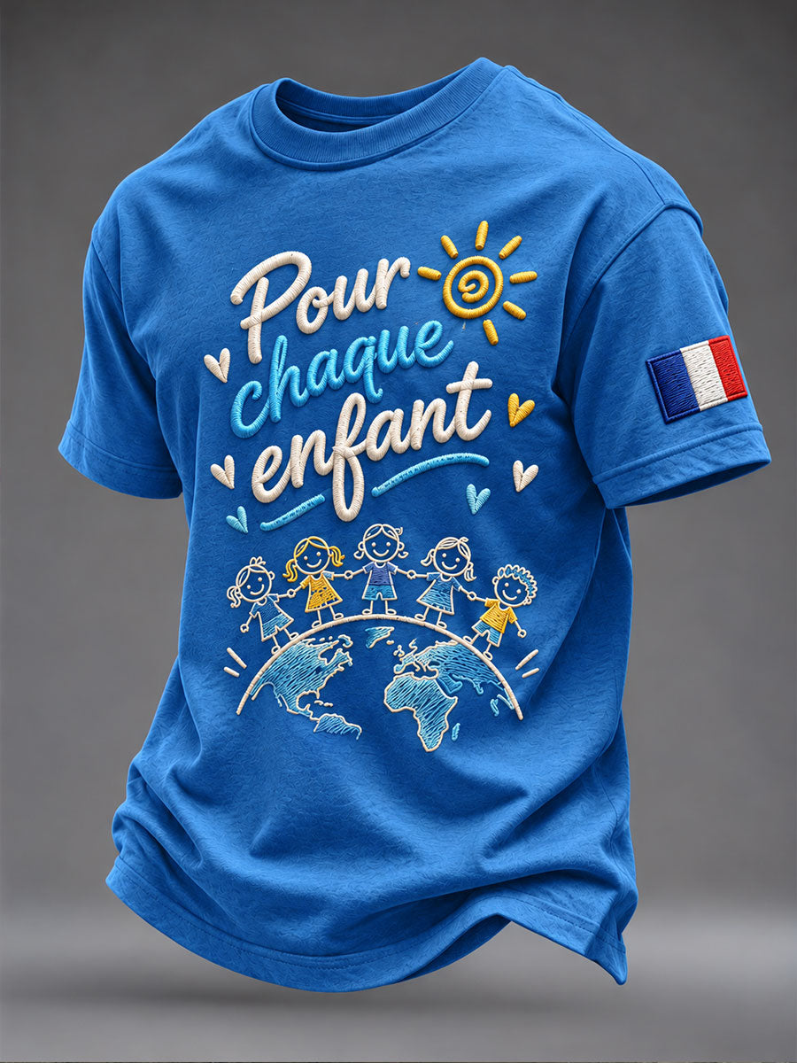 T-shirt Pour chaque enfant Homme